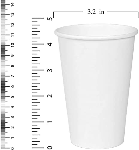 Loconha [100 חבילה] 10 גרם כוסות קפה 10 גרם כוסות נייר כוסות נייר לבנות, כוסות קפה נייר חד פעמי כוסות נייר 10 גרם